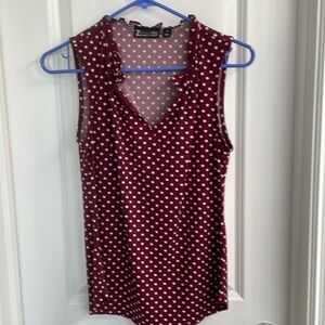 Ruffle collar blouse